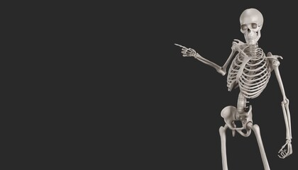 suggesting skeleton 3d render