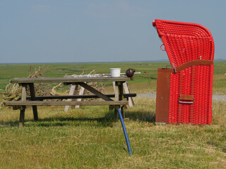 Hallig Hooge in der Nordsee