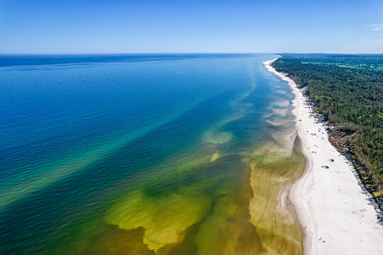 Baltic Sea - beautiful Polish coast.	