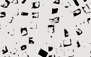 Seamless organic grunge pattern with hand drawn brush strokes. Vector ornament for wrapping paper, wallpapers, web design etc.