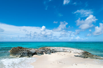 Grand Turk Island Blue Sky And Transparent Waters