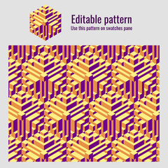 Isometric pattern covers. Modern design. Cool colorful backgrounds. Applicable for Banners, Placards, Posters, Flyers. blue pattern. Eps10 vector template.