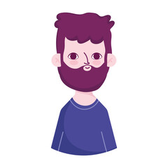 young man with beard