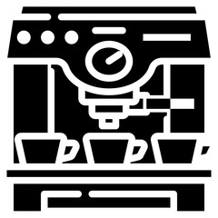 coffee machine solid icon