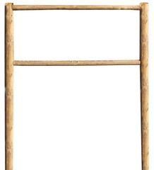 cadre vide panneau d’affichage en bois recyclable, fond blanc 