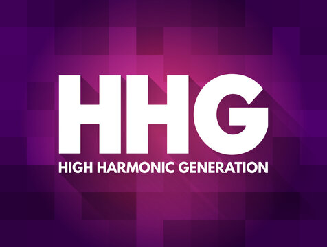 HHG - High Harmonic Generation acronym, abbreviation concept background