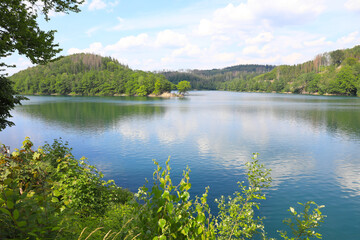 Aggersee in Bergisches Land, North Rhine-Westphalia, Germany