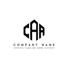 CAA letter logo design with polygon shape. CAA polygon logo monogram. CAA cube logo design. CAA hexagon vector logo template white and black colors. CAA monogram, CAA business and real estate logo. 