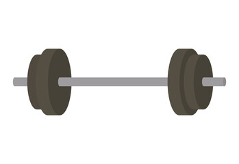 gym barbell illustration