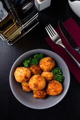 Pampoenkoekies from South Africa spicy pumpkin balls in breadcrumbs