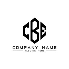 CBE letter logo design with polygon shape. CBE polygon logo monogram. CBE cube logo design. CBE hexagon vector logo template white and black colors. CBE monogram, CBE business and real estate logo. 