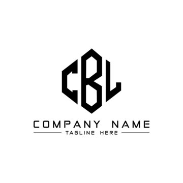 CBL letter logo design with polygon shape. CBL polygon logo monogram. CBL cube logo design. CBL hexagon vector logo template white and black colors. CBL monogram, CBL business and real estate logo. 