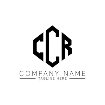 CCR letter logo design with polygon shape. CCR polygon logo monogram. CCR cube logo design. CCR hexagon vector logo template white and black colors. CCR monogram, CCR business and real estate logo. 