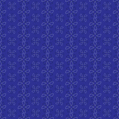 Abstract white turbine patterns on blue background, Abstract vector wallpaper, Seamless pattern background.