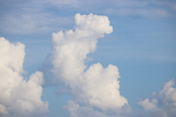 blue sky with clouds