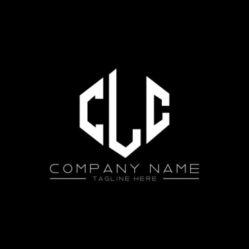 CLC letter logo design with polygon shape. CLC polygon logo monogram. CLC cube logo design. CLC hexagon vector logo template white and black colors. CLC monogram, CLC business and real estate logo. 