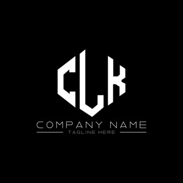CLK letter logo design with polygon shape. CLK polygon logo monogram. CLK cube logo design. CLK hexagon vector logo template white and black colors. CLK monogram, CLK business and real estate logo. 