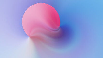 abstract blurred gradient pastel colors  pink purple circle red sun simple design