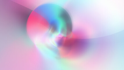 abstract blurred gradient pastel colors  pink purple circle red sun simple design