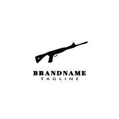 gun design logo icon vector illustration