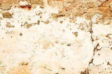 Texture of a concrete wall with cracks and scratches which can be used as a background