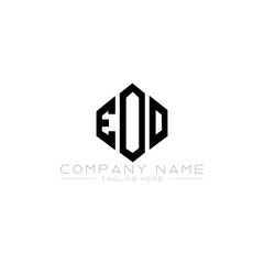 EOO letter logo design with polygon shape. EOO polygon logo monogram. EOO cube logo design. EOO hexagon vector logo template white and black colors. EOO monogram, EOO business and real estate logo. 