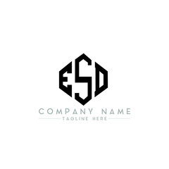 CSD letter logo design with polygon shape. CSD polygon logo monogram. CSD cube logo design. CSD hexagon vector logo template white and black colors. CSD monogram, CSD business and real estate logo. 