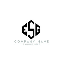 ESB letter logo design with polygon shape. ESB polygon logo monogram. ESB cube logo design. ESB hexagon vector logo template white and black colors. ESB monogram, ESB business and real estate logo. 