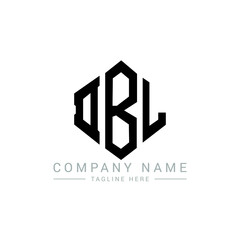 DBL letter logo design with polygon shape. DBL polygon logo monogram. DBL cube logo design. DBL hexagon vector logo template white and black colors. DBL monogram, DBL business and real estate logo. 