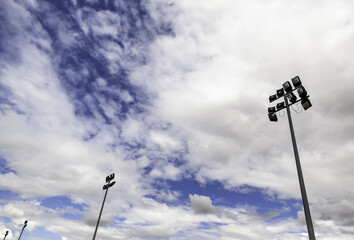 Soccer field spotlights