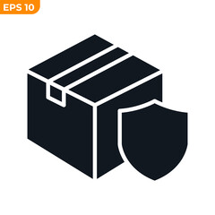 logistic insurance icon symbol template for graphic and web design collection logo vector illustration