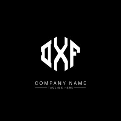 DXF letter logo design with polygon shape. DXF polygon logo monogram. DXF cube logo design. DXF hexagon vector logo template white and black colors. DXF monogram, DXF business and real estate logo. 