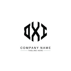 DXI letter logo design with polygon shape. DXI polygon logo monogram. DXI cube logo design. DXI hexagon vector logo template white and black colors. DXI monogram, DXI business and real estate logo. 