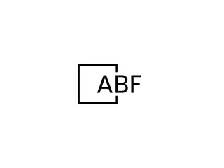 Obraz premium ABF letter initial logo design vector illustration