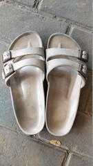pair of old sandal