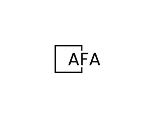 AFA Letter Initial Logo Design Vector Illustration