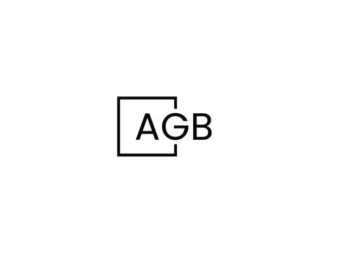 AGB Letter Initial Logo Design Vector Illustration