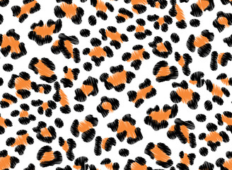 Leopard skin pattern