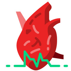 heart flat icon