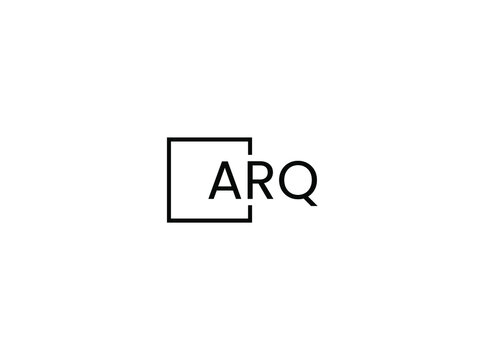 ARQ Letter Initial Logo Design Vector Illustration