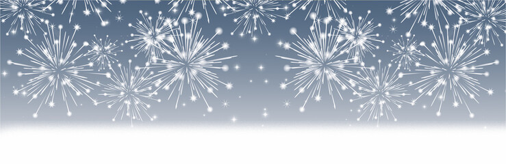 Fireworks background for anniversary, new year, event and festival. Space for text