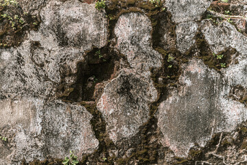 Kamienne tło, tekstura ściana skalna. - obrazy, fototapety, plakaty