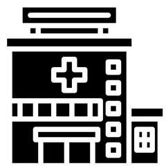 hospital solid icon