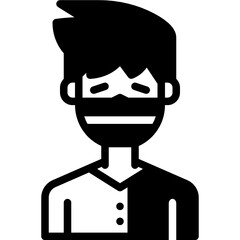 patient solid line icon