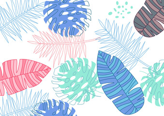 autumn leaves pattern background art