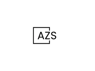 Obraz premium AZS Letter Initial Logo Design Vector Illustration