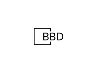 Fototapeta premium BBD Letter Initial Logo Design Vector Illustration