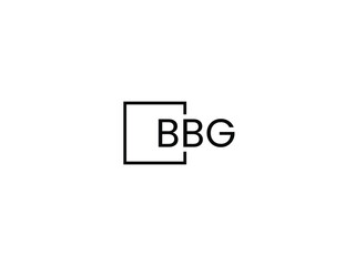 Obraz premium BBG Letter Initial Logo Design Vector Illustration