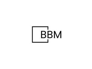 BBM Letter Initial Logo Design Vector Illustration
