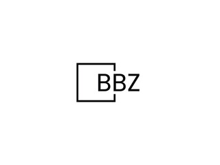 BBZ Letter Initial Logo Design Vector Illustration